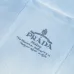 Prada T-Shirts for Men Breathable 100% Pure Cotton Black/White #B48481