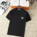 Prada T-Shirts for Men Crew Neck Black/White #B46420