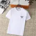 Prada T-Shirts for Men Crew Neck Black/White #B46420