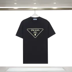Prada T-Shirts for Men Midas touch luxury Black/White  #B53773
