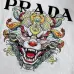 Prada T-Shirts for Men dragon Black/White #B47119