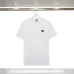 Prada T-Shirts for Men triangle-logo Black/White #B48486