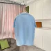 Stylish Prada T Shirt With Colorful Triangle Logo Prints For Fashion Enthusiasts Black/White/Pink/Blue #B54300