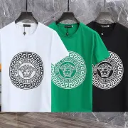 Versace T-Shirts for Men t-shirts Black/White/Green #B47175