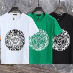 Versace T-Shirts for Men t-shirts Black/White/Green #B47175