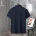 YSL T-Shirts Polo for MEN Pure black Pure white Pure blue Pure green #B46654
