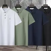 YSL T-Shirts Polo for MEN Pure black Pure white Pure blue Pure green #B46654