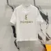 YSL T-Shirts for MEN Black/White #B46910