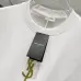 YSL T-Shirts for MEN Black/White #B46910
