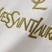 YSL T-Shirts for MEN Black/White #B46910