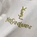 YSL T-Shirts for MEN Black/White #B46910