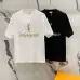 YSL T-Shirts for MEN Black/White #B46910
