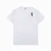YSL T-Shirts for MEN Black/White #B46912