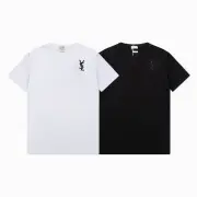 YSL T-Shirts for MEN Black/White #B46912