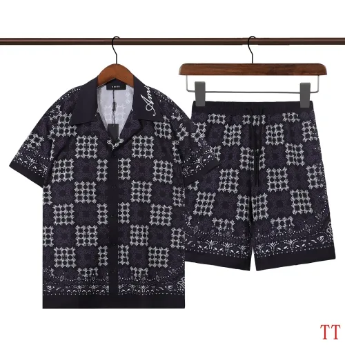 AMIRI Men Bandana‑Print Short‑Sleeve Shirt & Shorts Set #A68154