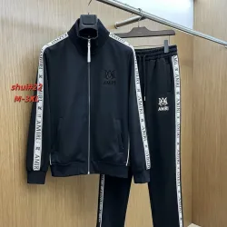 Amiri Embroidered Logo Tracksuit Set Jacket & Pants Black,White #A69566