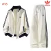Adidas Trefoil Collared Zip Tracksuit Set Jacket & Pants Black,White,Grey,Brown #A69576