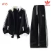 Adidas Trefoil Collared Zip Tracksuit Set Jacket & Pants Black,White,Grey,Brown #A69576