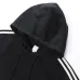 Adidas Trefoil Collared Zip Tracksuit Set Jacket & Pants Black,White,Grey,Brown #A69577