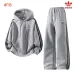 Adidas Trefoil Collared Zip Tracksuit Set Jacket & Pants Black,White,Grey,Brown #A69577