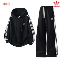 Adidas Trefoil Collared Zip Tracksuit Set Jacket & Pants Black,White,Grey,Brown #A69577