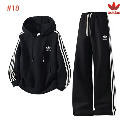 Adidas Trefoil Collared Zip Tracksuit Set Jacket & Pants Black,White,Grey,Brown #A69577