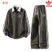 Adidas Trefoil Logo Quarter Zip Tracksuit Set Top & Pants Black,White,Olive,Brown #A69584