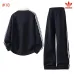 Adidas Trefoil Logo Quarter Zip Tracksuit Set Top & Pants Navy,Grey,Burgundy,Black #A69585