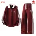 Adidas Trefoil Logo Quarter Zip Tracksuit Set Top & Pants Navy,Grey,Burgundy,Black #A69585