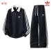 Adidas Trefoil Logo Quarter Zip Tracksuit Set Top & Pants Navy,Grey,Burgundy,Black #A69585