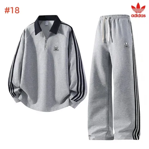 Adidas Trefoil Logo Quarter Zip Tracksuit Set Top & Pants Navy,Grey,Burgundy,Black #A69585