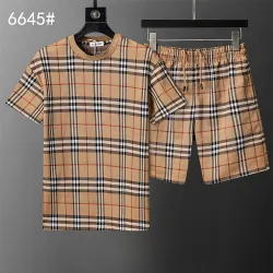 Burberry Tracksuits for Burberry Short Tracksuits for men #B61375