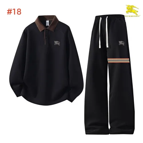 Burberry Logo Polo Tracksuit Set Top & Pants Cream,Black,Grey,Dark Navy #A69583