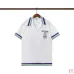Casablanca Men Embroidered Shirt & Shorts Set | White‑Green‑Blue Trim #A68146