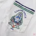 Casablanca Men Embroidered Shirt & Shorts Set | White‑Green‑Blue Trim #A68146