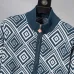 Casablanca Men Geometric Jacquard Knit Tracksuit Teal #A69321