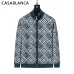 Casablanca Men Geometric Jacquard Knit Tracksuit Teal #A69321