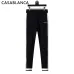 Casablanca Men Geometric Jacquard Knit Tracksuit Teal #A69322