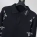 Casablanca Men Paisley Jacquard Polo Knit Tracksuit Light Blue, Black #A69323