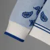 Casablanca Men Paisley Jacquard Polo Knit Tracksuit Light Blue, Black #A69323