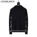 Casablanca Men Paisley Jacquard Polo Knit Tracksuit Light Blue, Black #A69323