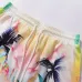 Casablanca Men Sunset Palm Print Shirt & Shorts Set | Sunset Palm Gradient Print #A68145