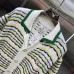 Casablanca Striped Knit Polo Cardigan Shorts Two‑Piece Set #A67664