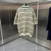 Casablanca Striped Knit Polo Cardigan Shorts Two‑Piece Set #A67664