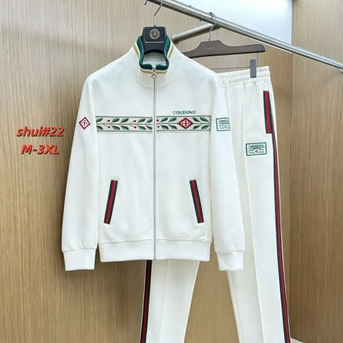 Casablanca Tennis Club Tracksuit Set Jacket & Pants Black,White #A69569