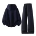 Chanel CC Logo Hoodie Tracksuit Set Top & Pants Navy,Grey,Brown,Dark Grey #A69582