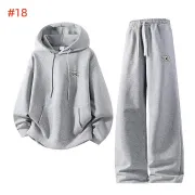 Chanel CC Logo Hoodie Tracksuit Set Top & Pants Navy,Grey,Brown,Dark Grey #A69582