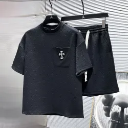 Chrome Hearts Tracksuits for Chrome Hearts Short Tracksuits for men #B66208