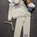 Chrome Hearts USA Flag Print Hoodie Tracksuit Set Top & Pants Oatmeal,Black #A69588