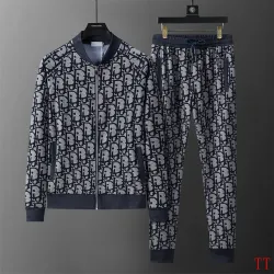 Dior 26FW Classic Oblique Monogram Tracksuit, Zip Jacket & Sweatpants Set #A69040
